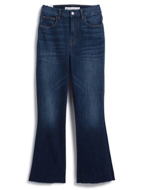 Frank & Eileen dark blue Killian cropped jeans